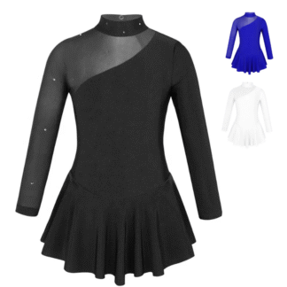 konståkningsklänning blå barn